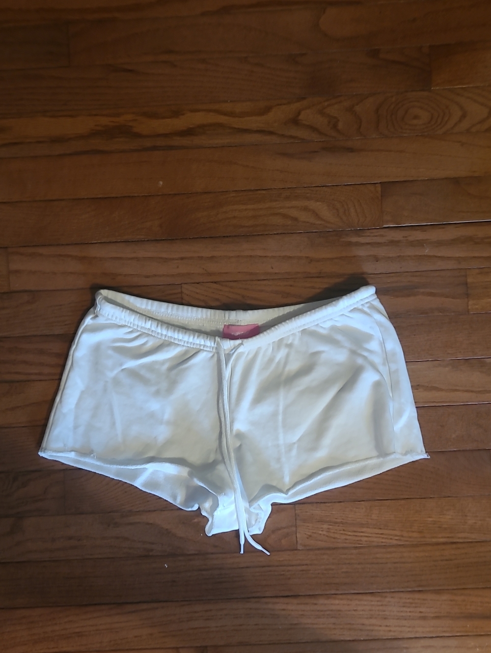 Edikted Women’s White Lounge Shorts with Drawstring